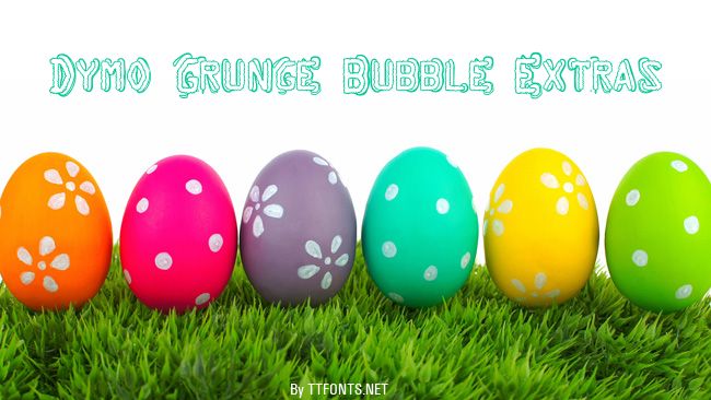 Dymo Grunge Bubble Extras example